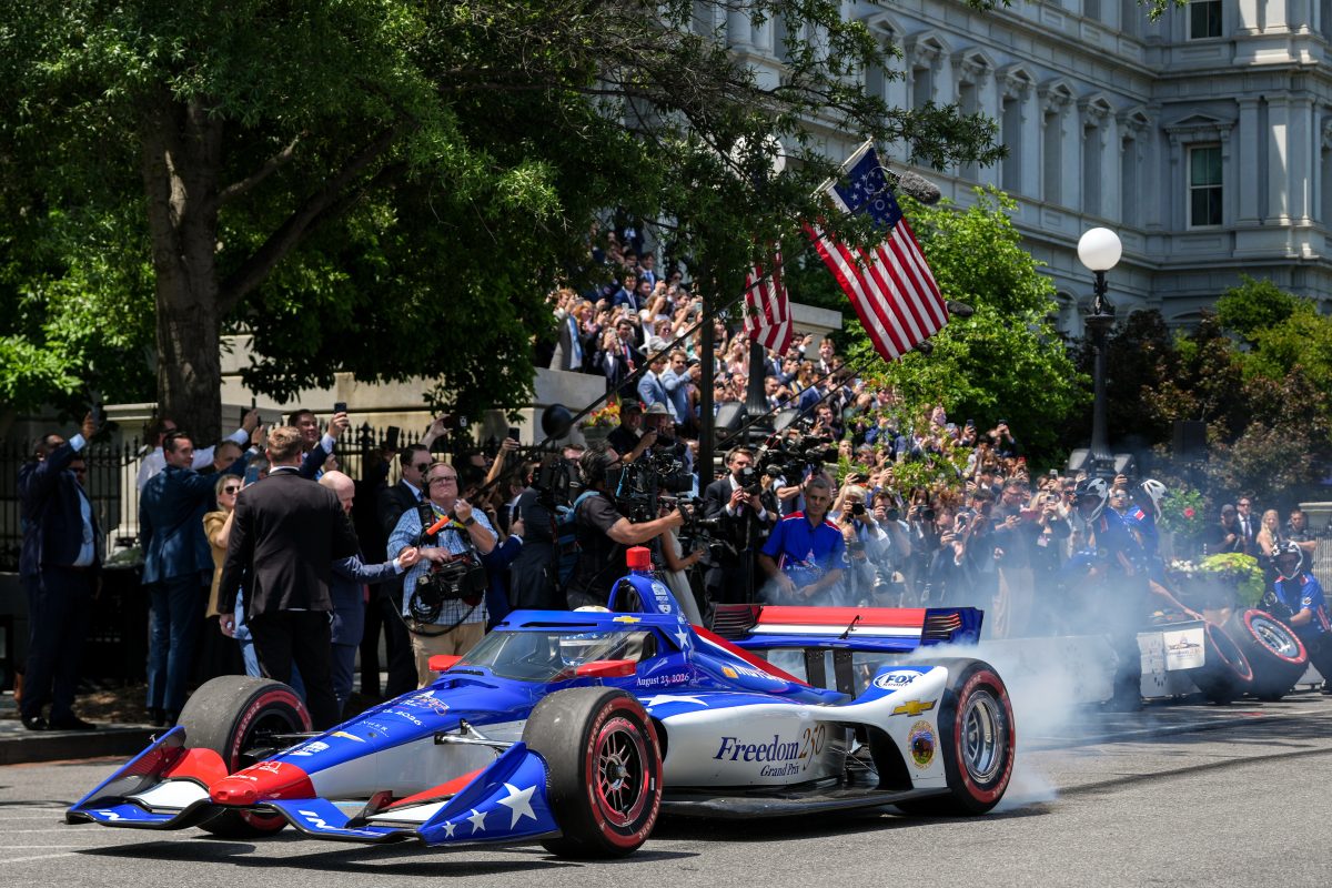 Trump’s IndyCar race: Doing 200 in a 25 mph zone with manhole covers
